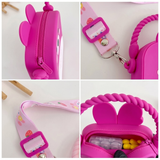 Cute Cartoon Animal Sling Bag – Mini Silicone Crossbody Bag for Kids