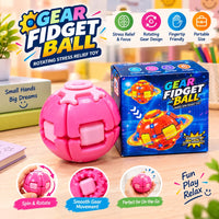 Press to Spin Fidget Ball – 360° Rotating Sensory Toy for Kids & Adults