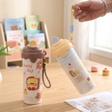 2 Pcs Ice Cream Bottle – 600ml Insulated Stainless Steel Bottle (KANJAK DEAL)