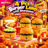 4 Pcs Burger Lamp with Sharpener (DIWALI DEAL)