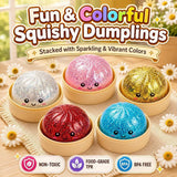 4 Pcs Mystery Sparkling Dumpling Squishy (KANJAK DEAL)